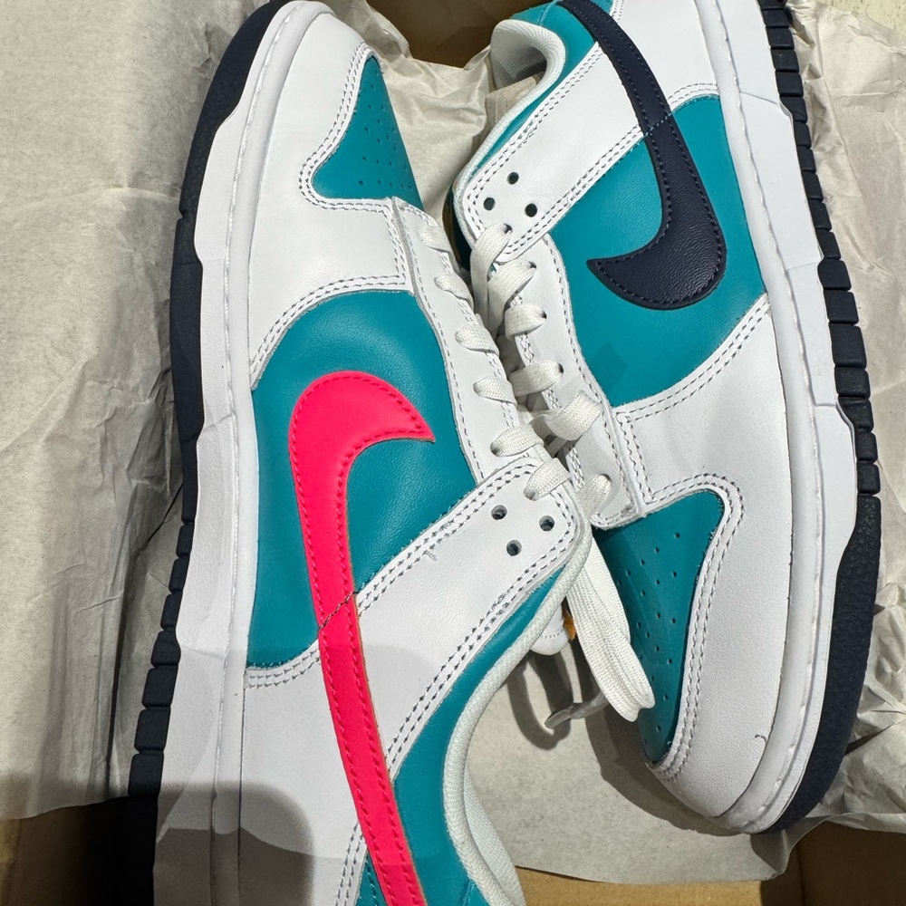 Nike Dunks Dusty Cactus Thunder Blue Authentic